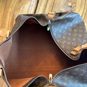 Louis Vuitton Brown Monogram Travel Bag